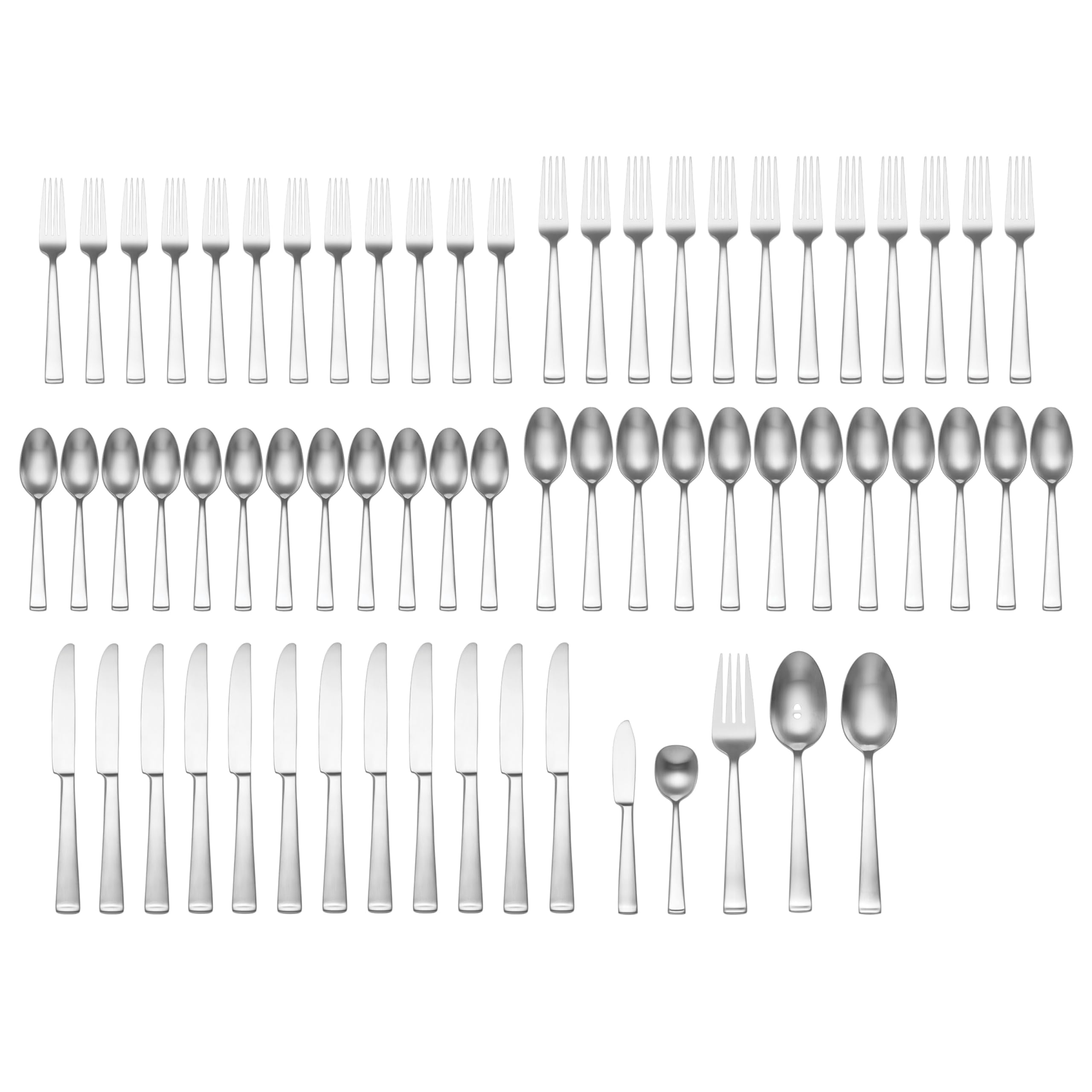 Amazon.com: Oneida F149065A Satin Lewin 65 Piece Fine Flatware Set